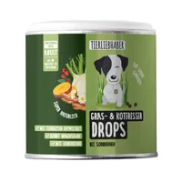 Tierliebhaber Gras & Kotfresser Drops für Hunde