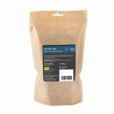 Liebesgut Hunde-Snack Bio Rind Lunge Trainingshappen Liebesgut Hunde-Snack Bio Rind Lunge Trainingshappen