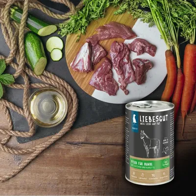 Liebesgut Hundefutter Probierpaket Hund Sensitiv 8 x 400 g