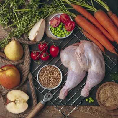Liebesgut Hundefutter Hunde Trockenfutter Bio-Huhn