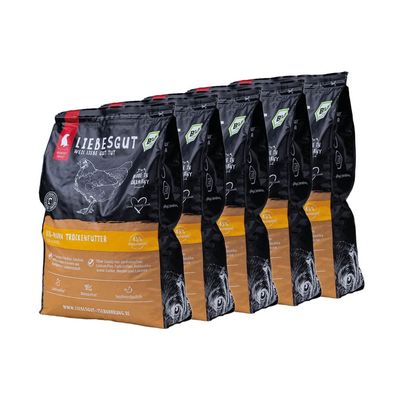 Liebesgut Hundefutter Hunde Trockenfutter Bio-Huhn
