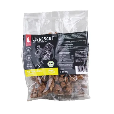 Liebesgut Hunde-Snack Bio Puten Minis Hundeleckerli Liebesgut Hunde-Snack Bio Puten Minis Hundeleckerli