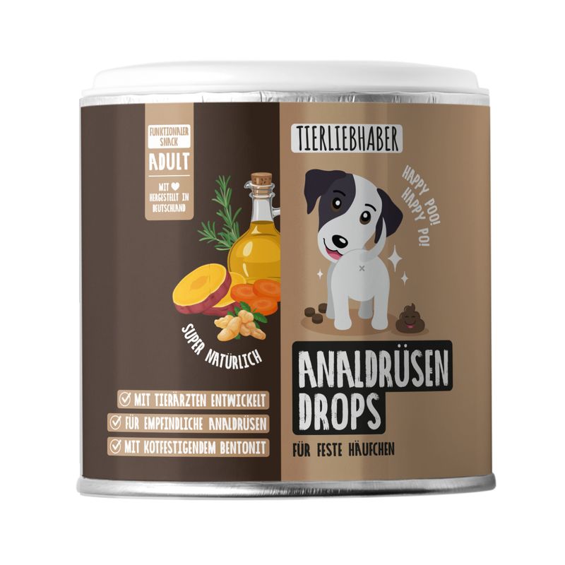Tierliebhaber Analdrüsen Drops für Hunde