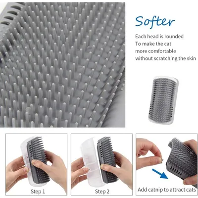 CSPARKV - Brosse Chat Murale - Massage & Auto-toilettage CSPARKV - Brosse Chat Murale - Massage & Auto-toilettage