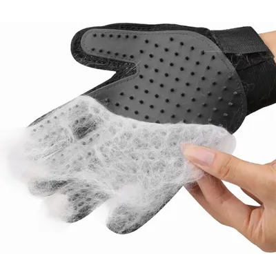 Gant anti-poils chien/chat droitier toilettage Gant anti-poils chien/chat droitier toilettage
