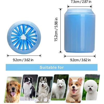 Nettoyeur pattes chien silicone portable lavage boue nettoyage