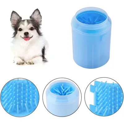 Nettoyeur pattes chien silicone portable lavage boue nettoyage Nettoyeur pattes chien silicone portable lavage boue nettoyage