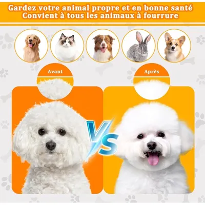 Brosse autonettoyante démêlage enlève poils Brosse autonettoyante démêlage enlève poils