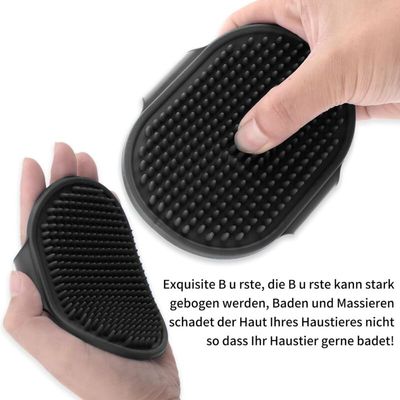 Brosses silicone x2 chien/chat, bain, massage nettoyage