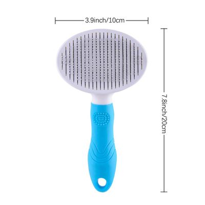 Pawffee Cepillo autolimpiante ergonómico para perros/gatos/conejos
