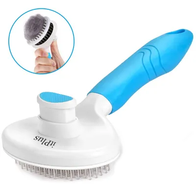 XISRENS - Brosse autonettoyante - Ergonomique chiens/chats/lapins XISRENS - Brosse autonettoyante - Ergonomique chiens/chats/lapins