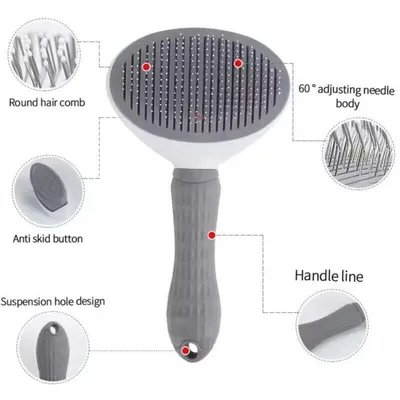 Brosse lissante démêlante poils chiens/chats longs/courts Brosse lissante démêlante poils chiens/chats longs/courts