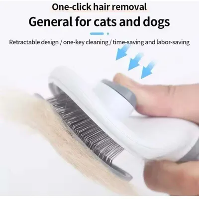 Brosse lissante démêlante poils chiens/chats longs/courts Brosse lissante démêlante poils chiens/chats longs/courts