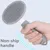 Brosse inox antidérapante anti-poils chien/chat toilettage Brosse inox antidérapante anti-poils chien/chat toilettage