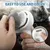 Selbstreinigende 3-in-1-Bürste: antistatisch, Massage Hunde/Katzen, weiß Selbstreinigende 3-in-1-Bürste: antistatisch, Massage Hunde/Katzen, weiß