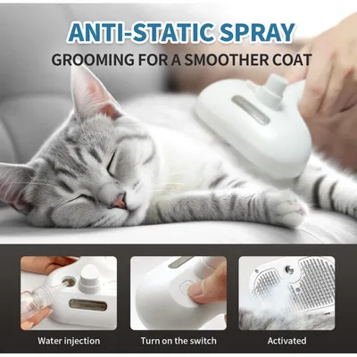 SANS MARQUE - Brosse - Brosse autonettoyante 3-en-1 SANS MARQUE - Brosse - Brosse autonettoyante 3-en-1