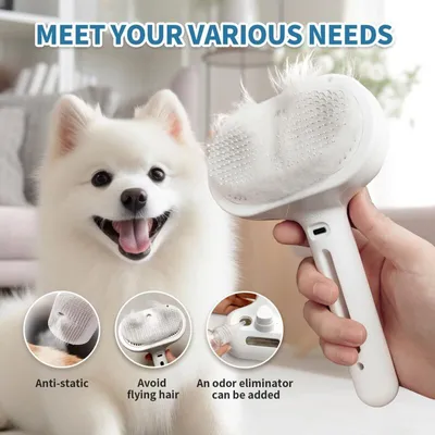 SANS MARQUE - Brosse - Brosse autonettoyante 3-en-1 SANS MARQUE - Brosse - Brosse autonettoyante 3-en-1