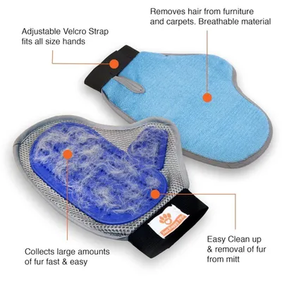 Gants anti-poils : brosse, massage, toilettage chiens/chats Gants anti-poils : brosse, massage, toilettage chiens/chats
