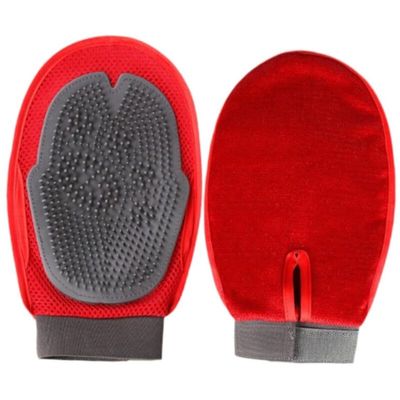 Gants anti-poils : brosse, massage, toilettage chiens/chats