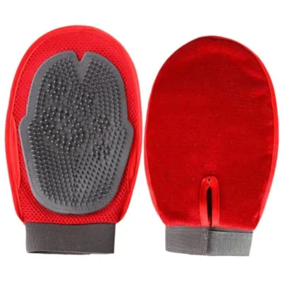 Gants anti-poils : brosse, massage, toilettage chiens/chats Gants anti-poils : brosse, massage, toilettage chiens/chats