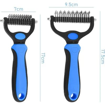 Brosses anti-poils x2 : double face, réutilisable chien/chat Brosses anti-poils x2 : double face, réutilisable chien/chat