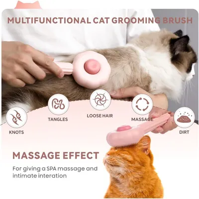CSPARKV - Brosse autonettoyante 1 clic chiens/chats CSPARKV - Brosse autonettoyante 1 clic chiens/chats