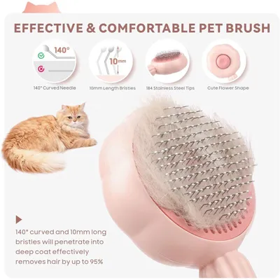 CSPARKV - Brosse autonettoyante 1 clic chiens/chats CSPARKV - Brosse autonettoyante 1 clic chiens/chats