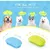 BluePet - Brosses bain x2 - Caoutchouc souple, massage BluePet - Brosses bain x2 - Caoutchouc souple, massage