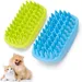 Bade-Bürsten x2: weicher Gummi, Massage, für Hunde/Katzen mit kurzem Fell
