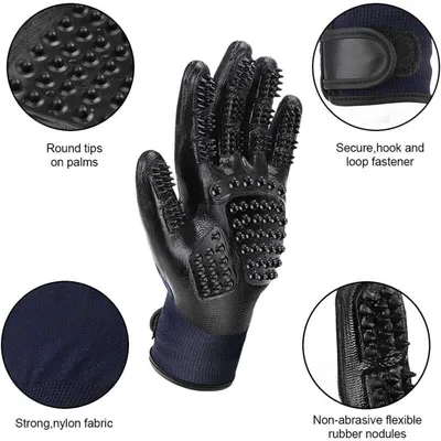 ALLECTO - Gant anti-poils - Brosse chat/chien x2 ALLECTO - Gant anti-poils - Brosse chat/chien x2