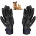 Anti-Haar-Handschuh x2: Bürste für Katzen/Hunde, entfernt Haare mühelos