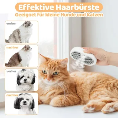 Peigne vapeur animaux - Anti-poils, massage doux Peigne vapeur animaux - Anti-poils, massage doux