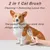 NO LABEL - Brosse de bain 2-en-1 - Pour chiens/chats NO LABEL - Brosse de bain 2-en-1 - Pour chiens/chats