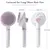 REZOEY - Brosse autonettoyante lissante - Anti-nœuds poils longs REZOEY - Brosse autonettoyante lissante - Anti-nœuds poils longs