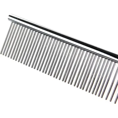 Peigne pro inox - Anti-nœuds poils longs chien Peigne pro inox - Anti-nœuds poils longs chien
