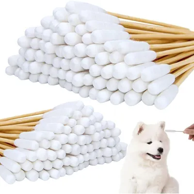 200er-Pack Ohr- und Zahnstäbchen für Hunde und Katzen (15 cm) 200er-Pack Ohr- und Zahnstäbchen für Hunde und Katzen (15 cm)