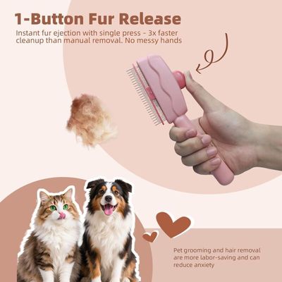Peigne de toilettage et de massage pour chats et chiens
