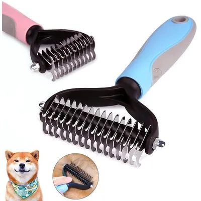 SERBIA - Brosse autonettoyante - Râteau anti-mousse double face SERBIA - Brosse autonettoyante - Râteau anti-mousse double face