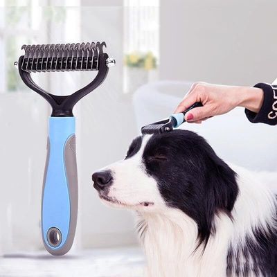 SERBIA - Brosse autonettoyante - Râteau anti-mousse double face