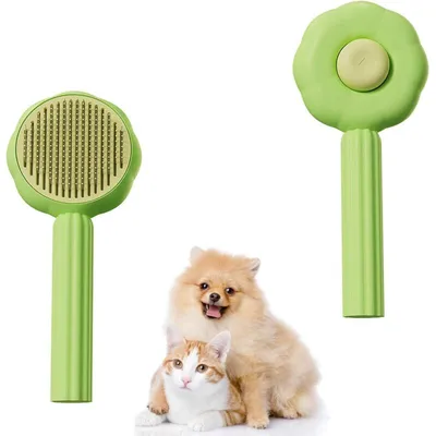 eMMiuss - Brosse autonettoyante - Massage chats/chiens