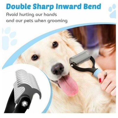 Pawffee Peine profesional para perros/gatos: pelo largo y enredado