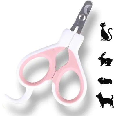 Rosa Nagelschere für Kleintiere – Katzen, Kaninchen und Welpen – Präzise Rosa Nagelschere für Kleintiere – Katzen, Kaninchen und Welpen – Präzise