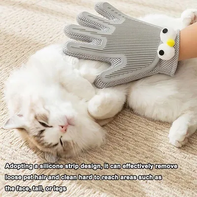 Gant de toilettage 2 en 1 pour chats Gant de toilettage 2 en 1 pour chats