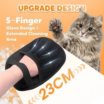Gants de toilettage électrostatiques - Pack de 3 Gants de toilettage électrostatiques - Pack de 3