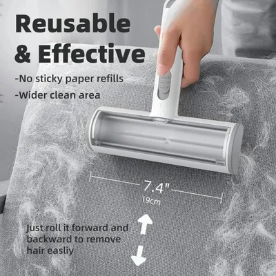 Brosse adhésive réutilisable pour animaux Brosse adhésive réutilisable pour animaux