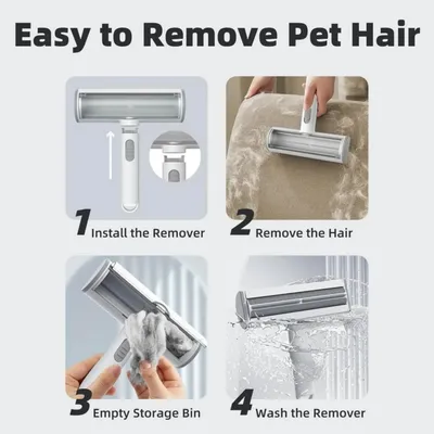 Brosse adhésive réutilisable pour animaux Brosse adhésive réutilisable pour animaux