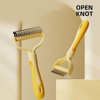 LYCXAMES - Brosse de toilettage double face anti-nœuds