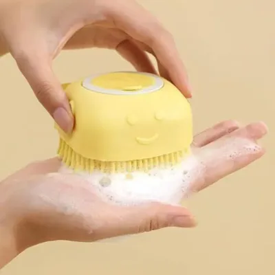 Brosse Bain 2 en 1 Chien Chat Réservoir Shampoing Brosse Bain 2 en 1 Chien Chat Réservoir Shampoing
