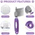Brosse de toilettage inox - Anti-nœuds doux Brosse de toilettage inox - Anti-nœuds doux