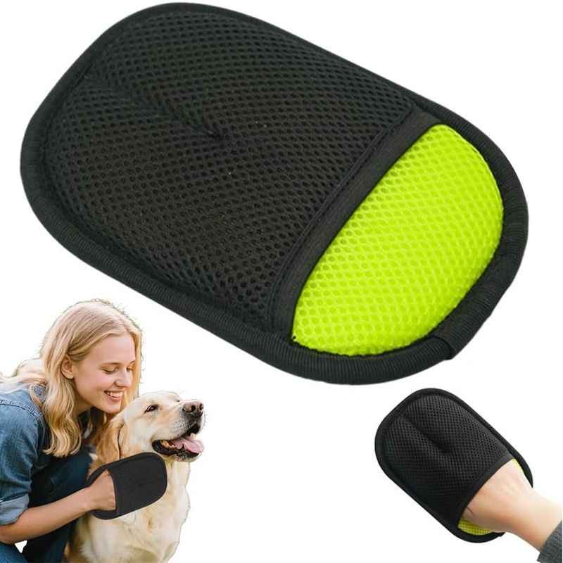 Paar Massagehandschuhe für Tiere – Anti-Haar und Reinigung – Grün